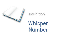 -- what is whisper number?  financial term definition --