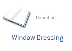 financial term definition - window dressing