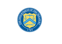 The Department of Treasury seal