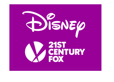 Company logos - Disney and 21st Century Fox - Purple background.  Year is 2017.