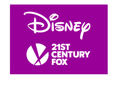 Company logos - Disney and 21st Century Fox - Purple background. Year is 2017.