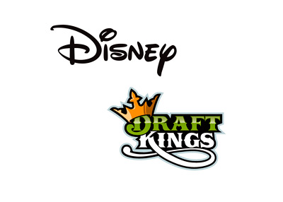 Disney and Draft Kings - Company Logos - Business Relationship