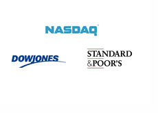 Logos - Dow Jones, Standard and Poors, Nasdaq