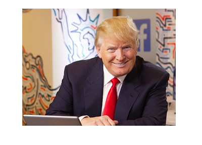 Donald Trump on his visit to Facebook - Instagram photo