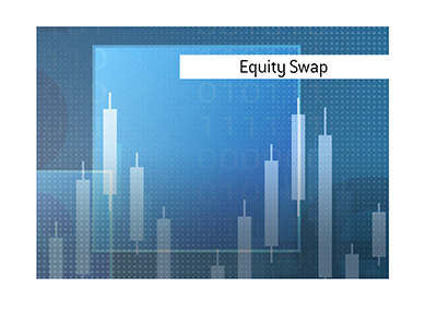 Equity Swap.  What is it and how is it done?  Explanation and a graphic.