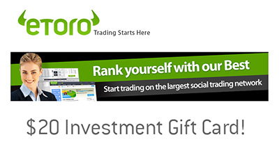 Etoro $20 Gift Card - Social Investment Network