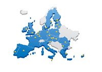 Eurozone map