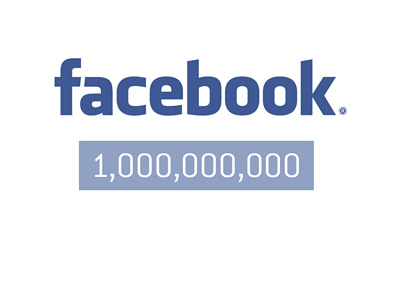 Facebook reaches 1 billion users in one day for the first time - Illustration / logo