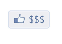 Facebook Like Button with Dollar Signs