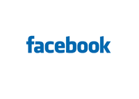 Facebook Logo - Blue on white background