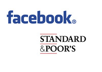 Facebook and Standard & Poor - Logos