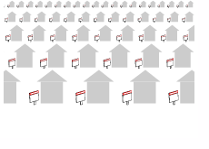 Foreclosures Illustration