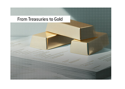 China is selling US Treasuries and buying gold. Sign of the times.