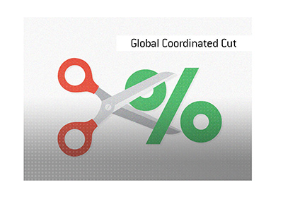 Dave explains the meaning of the Global Coordinated Interest Rate Cut when it comes to international economics.