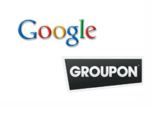 Google and Groupon Logos