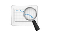 Unemployment Chart - Decreasing - Illustration