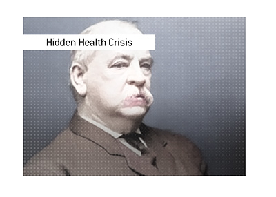 President Grover Cleveland secretly underwent risky cancer surgery aboard a yacht to prevent panic during an economic crisis.
