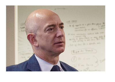 Amazon.com CEO Jeff Bezos at the Defense Digital Service in 2016