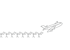 Job Applicants at Delta Air Lines - Illustration