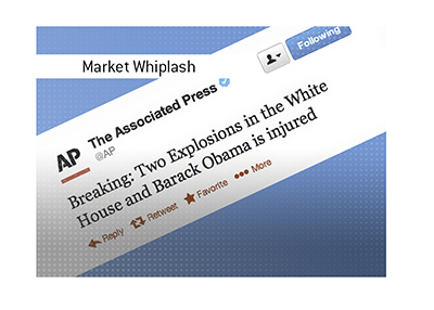 One fake tweet claimed explosions at the white house and injured Obama - Then $136 billion vanished before anyone checked the facts.
