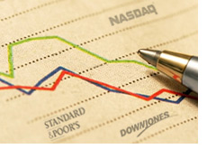 -- three major market indexes in america - down --