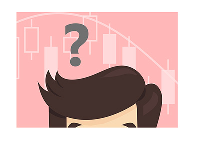 The Millenial investor in a bear market. Question mark over his head.