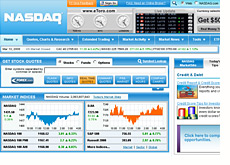 advertisements on the nasdaq.com website