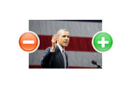 U.S. President Barack Obama - Polarized - Photo Illustration