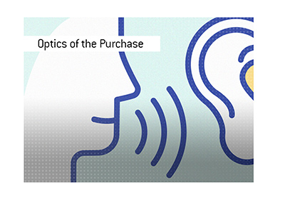 The optics of the purchase (stink).