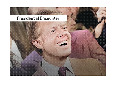 In 1969, Jimmy Carter saw a strange, color-changing light in the sky.  He never called it alien, but he never forgot.