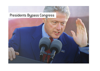 American presidents have launched military operations across the world without congressional approval, often informing lawmakers after the fact or not at all.