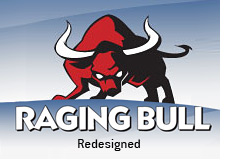 stock market news website ragingbull.com - redesigned - raging bull - logo