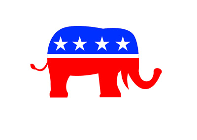 Republican Elephant - Illustration - Drawing