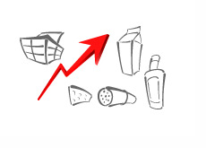 Food Basket - Rising Prices - Illustration