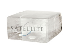 Satellite Asset Management LP logo frozen in ice cube