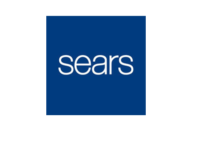 Sears company logo - Blue colour - Year 2016.