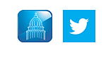 Senate Icon and Twitter Logo