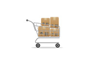 Full shopping cart - Illustration