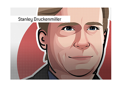 Stanley Druckenmiller the famous hedge fund manager - Illustration.
