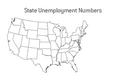 -- U.S. Unemployment numbers by state - April 1983 - 2009 --