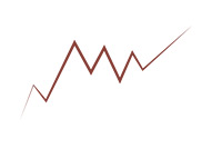 Stock Market Line Graph - Red Colour