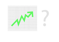 Stock Market Rise - Question Mark - Composite - Illustration