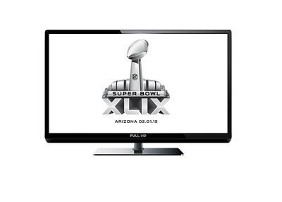 Superbowl XLIX - Year 2015 - Television (TV) ratings - Illustration / Concept