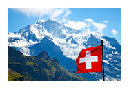 Switzerland - Alps - Flag