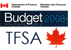 tax free savings account - tfsa - canada budget 2008