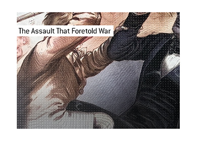 He walked into the senate with a cane, beat a man unconscious, and left a nation stunned, divided, and bleeding inside.