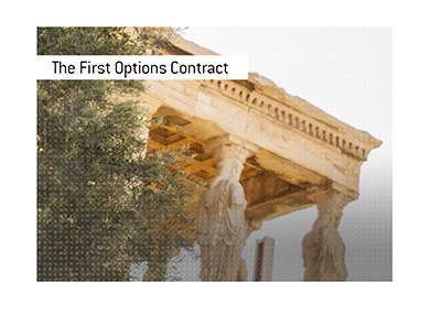 The very first Options Contract.