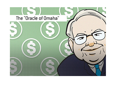 The Oracle of Omaha - Warren Buffett - Illustration.