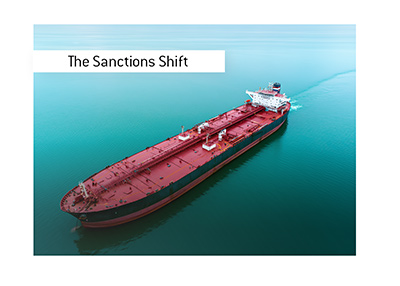 A large, unbranded oil tanker in open water.