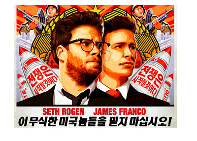 The Interview - Movie Poster - Featuring Seth Rogen and James Franco - Sony